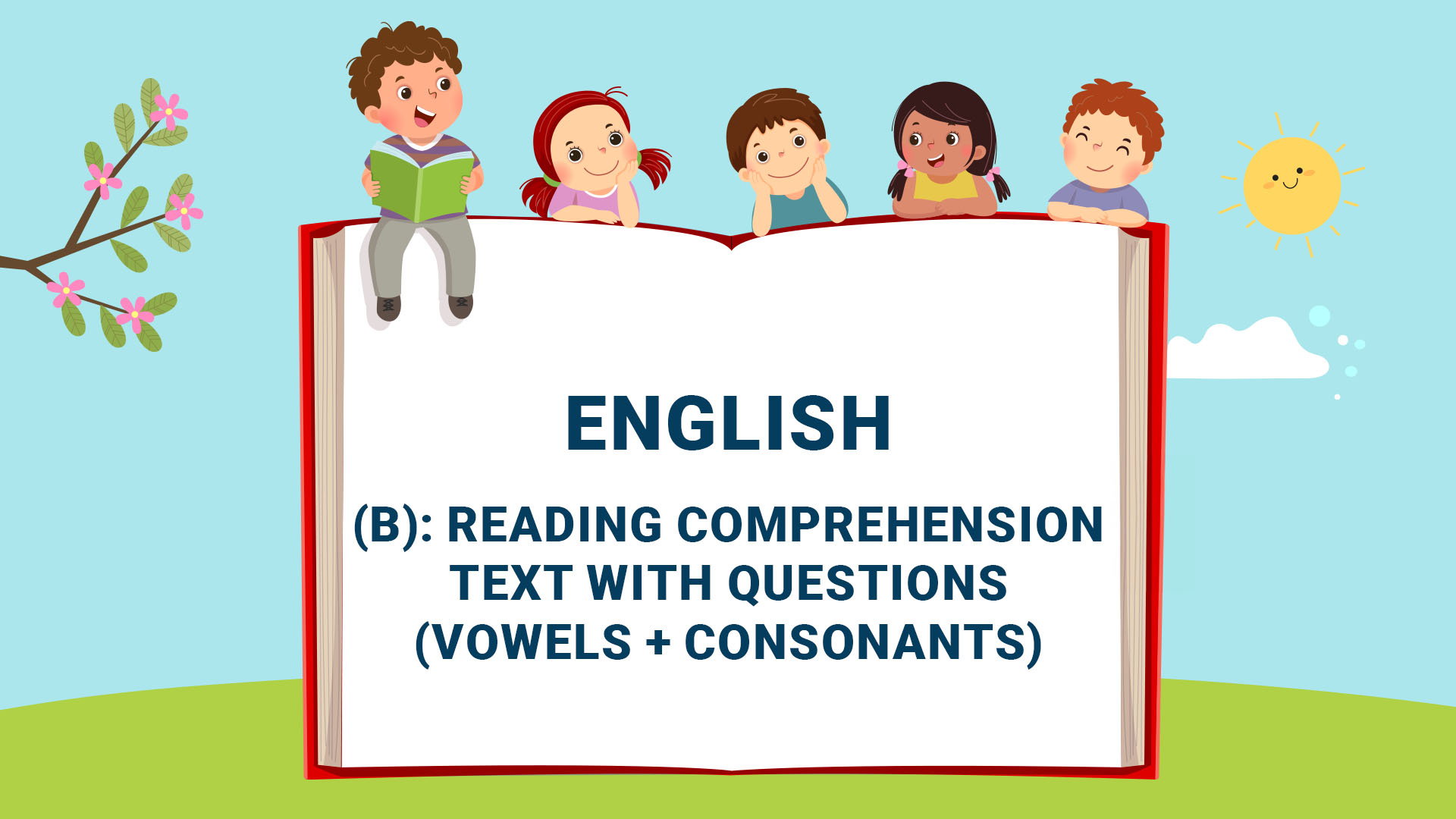 Text with Questions (Vowels + Consonants)